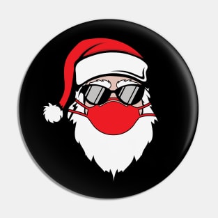Pandemic Santa Claus with Mask Pin