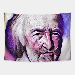 Thomas Hobbes Pink Portrait | Thomas Hobbes Artwork 7 Tapestry