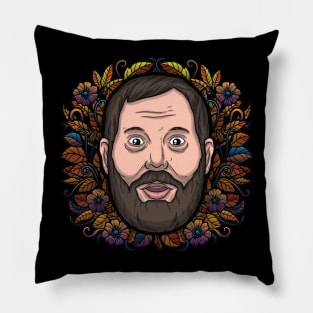 Bert Kreischer (Flowered) Pillow