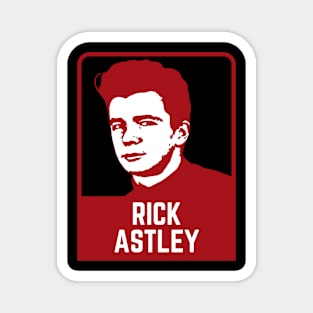 Rick astley ~~~ retro style Magnet