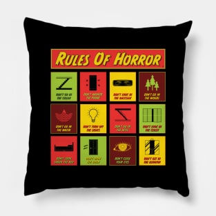 Rules of Horror - Icon Pillow