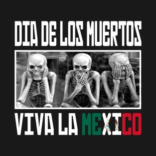 Dia De Los Muetos Viva La Mexico, Mexican Holiday T-Shirt