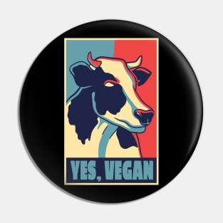 COW POSTER VEGAN QUOTE Pin