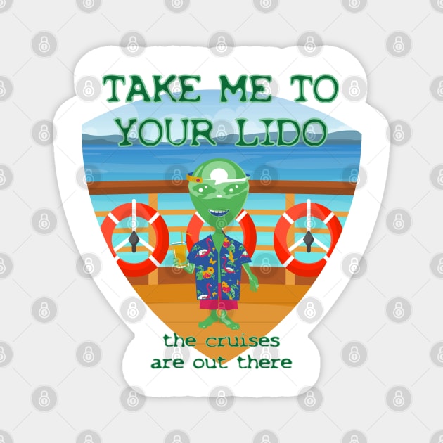 Take Me To your Lido - X-Files Magnet by URLifeByDesign