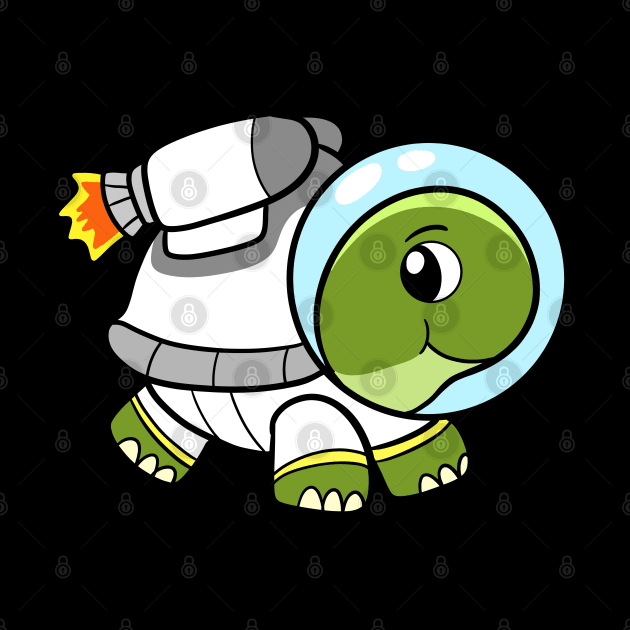 Space Turtle by WildSloths