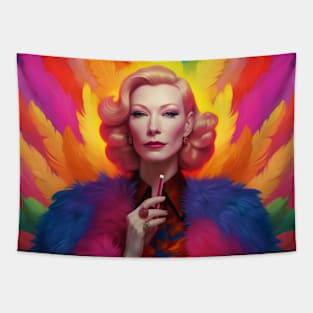 Illustration of Carol Cate Blanchett Tapestry