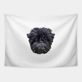 Affenpinscher Cute Puppy Dog Face Tapestry