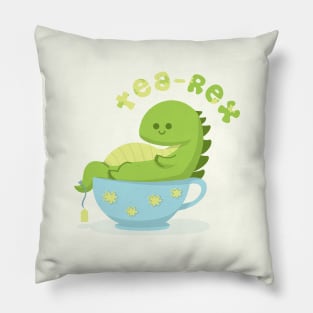 Tea-Rex Pillow