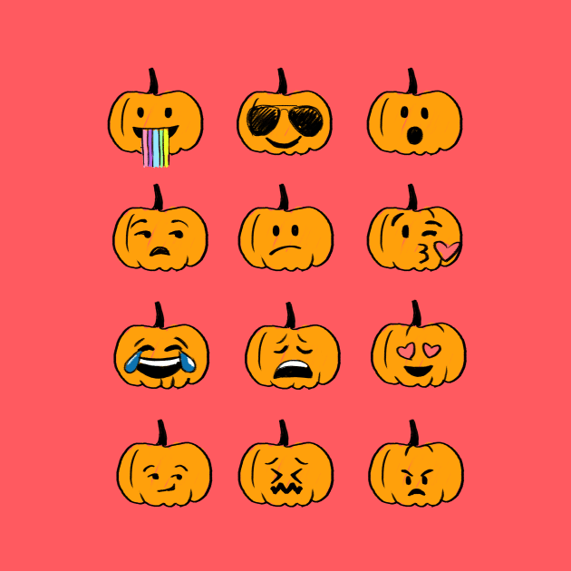 Pumpkin Emojis by dejaliyah