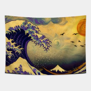 The Great Wave Off Kanagawa Tapestry