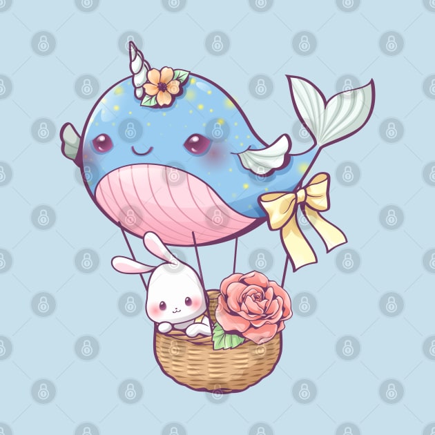 Flying Whale Is A Hot Air Balloon by Katheryn's Studio