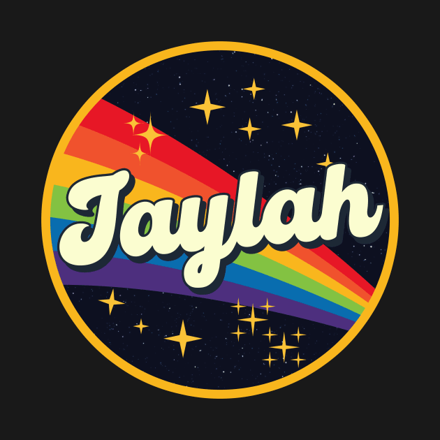 Jaylah // Rainbow In Space Vintage Style by LMW Art