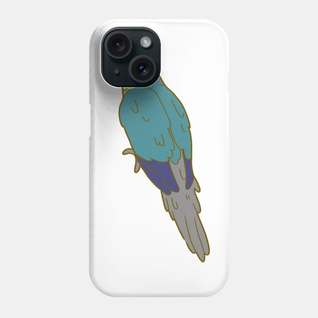 Turquoise Green Cheek Conure Phone Case by casserolestan