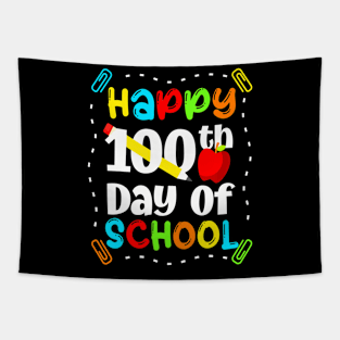 Happy 100Th Days Of School Teacher Boys Girls 100 Days Tapestry