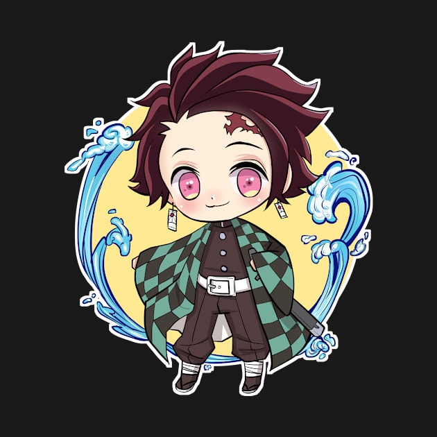 Chibi Kawaii Tanjirou Kamado by kxiwii