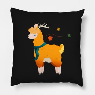 Autumn Llama Pillow