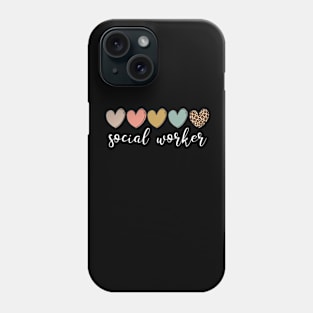 Social Worker Hearts Phone Case
