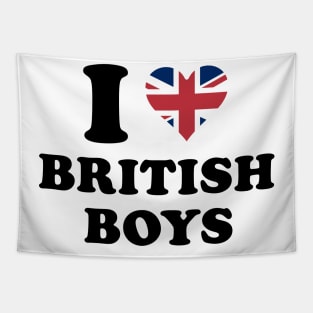 I Love British Boys, I Heart British Boys Tapestry