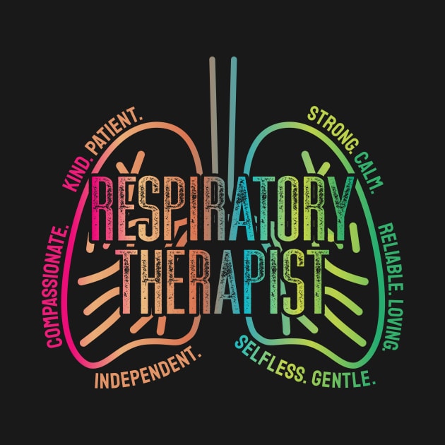 Respiratory Therapist Rt Care Week Colorful by tiden.nyska