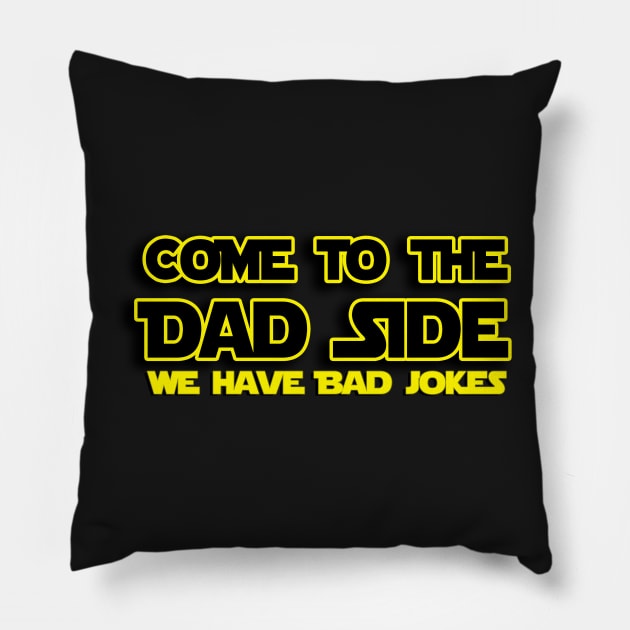 The power of the Dad Side Pillow by tonitails