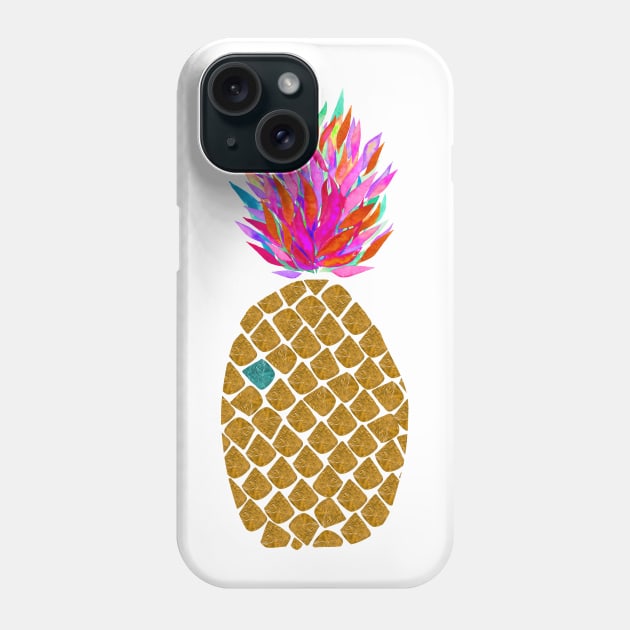 Carnaval Pineapple Phone Case by AmayaBrydon