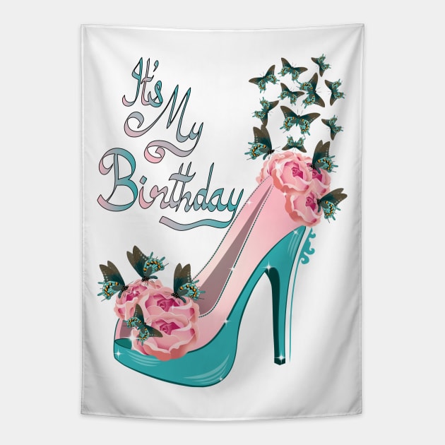 Its My Birthday Tapestry by Designoholic