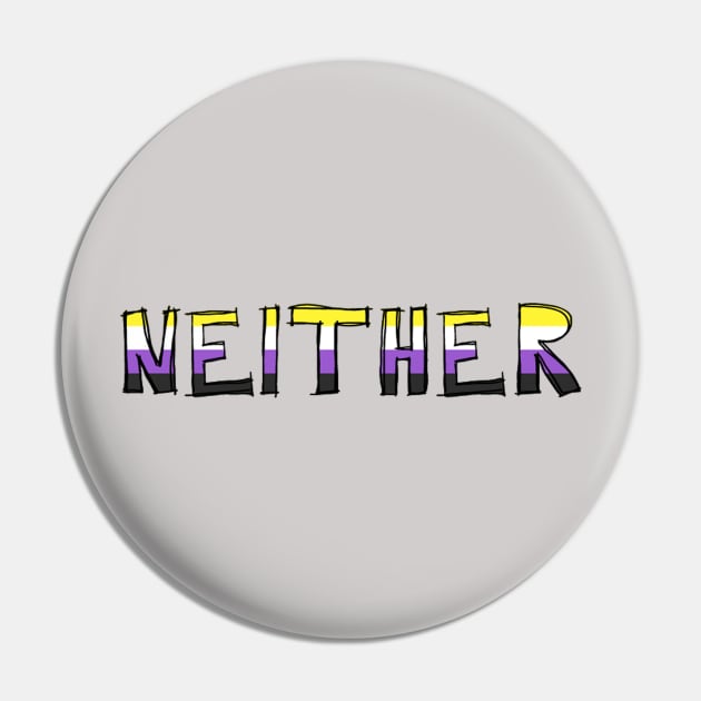 Neither Pin by Jen Talley Design