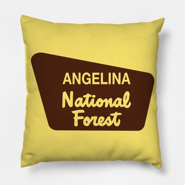 Angelina National Forest Pillow by nylebuss