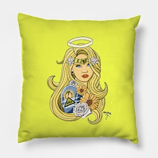 Angel Tattoo Pillow