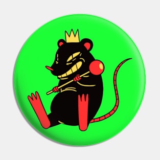 Black mouse Pin