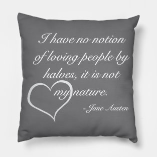 Loving by Halves Pillow