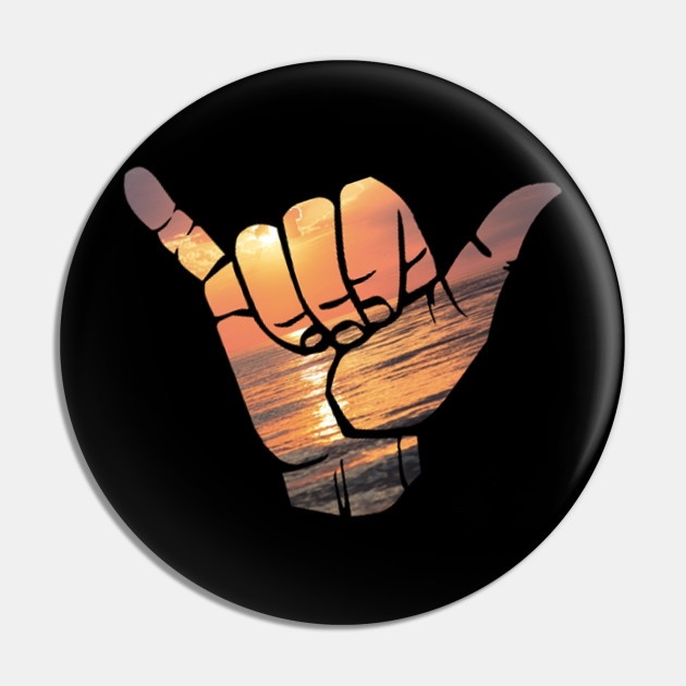 surfing shaka sign