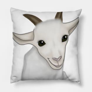 Cute Goat Drawing Pillow