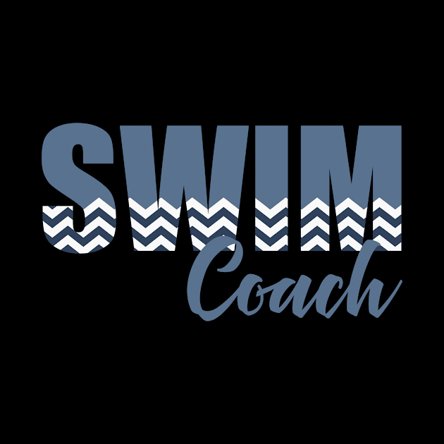 Chevron Swim Coach by StacysCellar