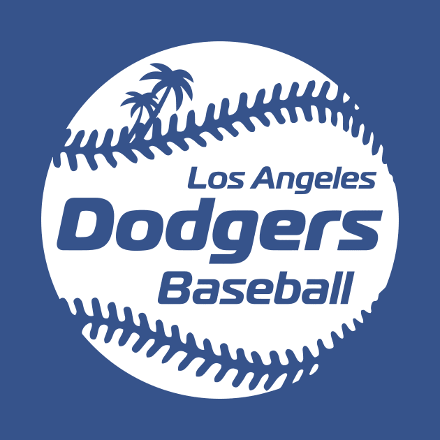 Dodgers 80s Retro Ball by Throwzack