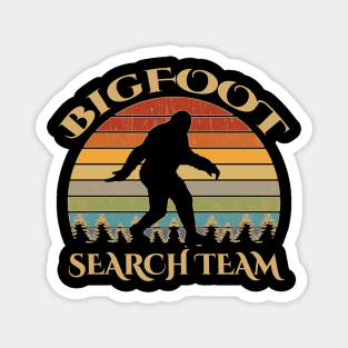 Bigfoot Search Team and Sasquatch T Shirts Magnet