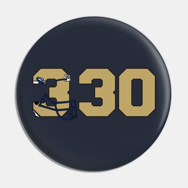 330 Akron Pride Pin by DeepDiveThreads