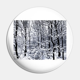 Snow Covered Trees Pin