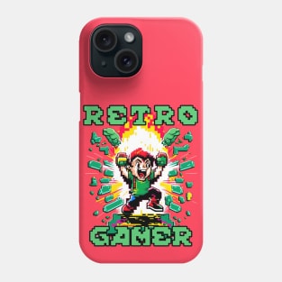 Retro Vintage Style Gaming in the Arcade Phone Case