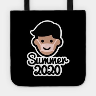 Summer 2020 face mask sun tan vacation facemask  corona boy Tote