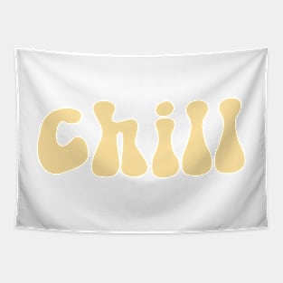 pale yellow chill Tapestry