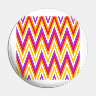 Purple & Orange Stripes Pin