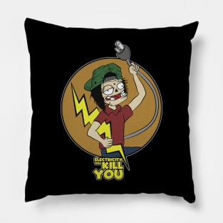 FUNNY ELECTRICIAN Pillow