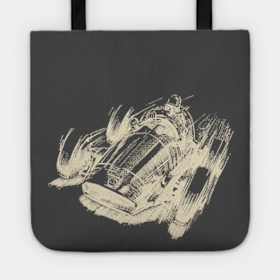 Vintage Race Car 2 by © Buck Tee Originals Tote