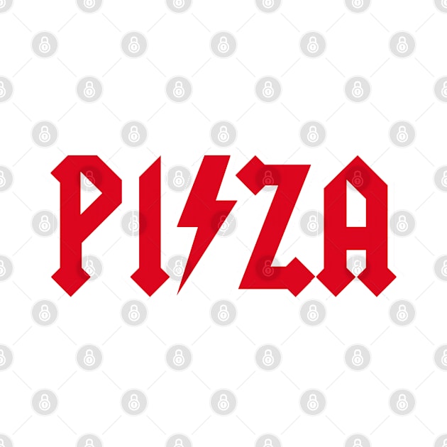 Funny pizza Rock Music Pizzeria Metal Pizza lover by LaundryFactory