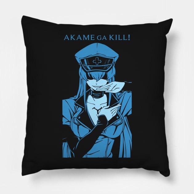 Esdeath- Akame Ga Kill Pillow by AidenCreations