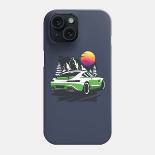 Green GT Supercar Phone Case