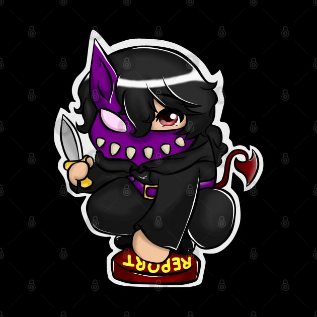 Corpse Husband Chibi Cute Shinobi Devil by arteewiss