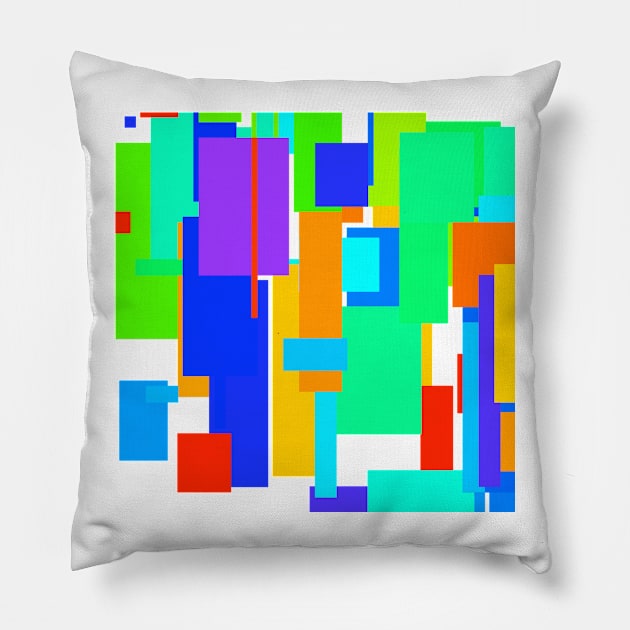 Digital art: connectivity Pillow by edtuer