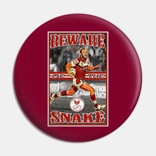 OG FOOTY - Manly Sea Eagles - Brett Stewart - BEWARE OF THE SNAKE Pin